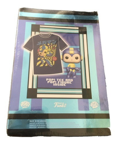 Funko Pop Mega Man 1up Playera S Y Figura Exclusivo Gamestop