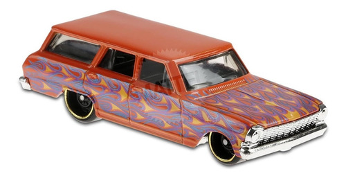 Hot Wheels 64 Chevy Nova Wagon Hippie Esc 1:64 Cadia