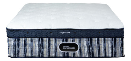 Colchón Individual Dormimundo Vizco Air Medio 39 Cm Color Blanco