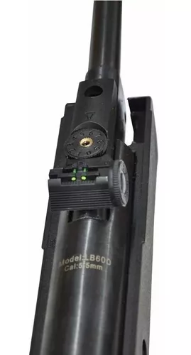 Rifle Aire Comprimido 5.5 Potenciado Táctico + Mira +balines