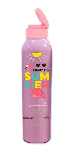 Imagen 2 de 9 de 4 Botella Agua Aluminio Reutilizable Deportiva Hombre Mujer