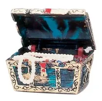 Comprar Penn Plax Treasure Chest Mini Adorno Acuario Tesoro