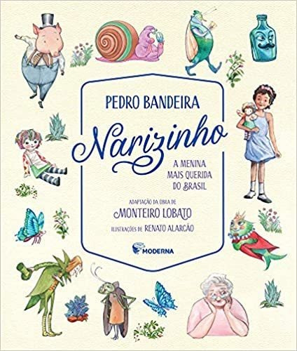 Livro Narizinho Menina Mais Querida Brasil