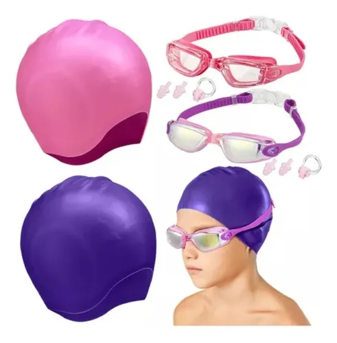 BETOY Gorro Piscina Protecion de Oido 3D - Gorro de Natación