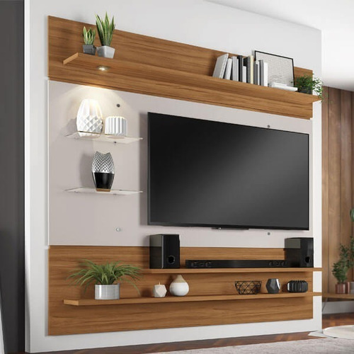 Imagen 2 de 4 de Mueble Tv Rack Panel 1010 Minimalista