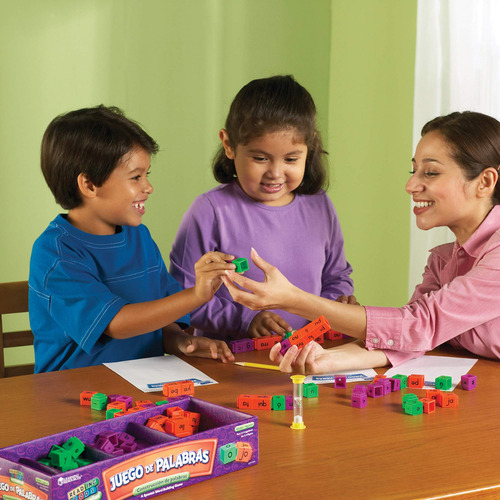 Learning Resources Ler7241 Juego De Palabras Español, Reading Rods, Null