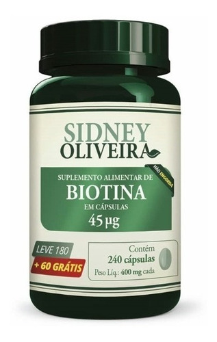 2 Und Biotina Firmeza & Crescimento - Sidney Olivei -480 Cps