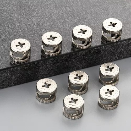 Tornillo Para Minifix 40mm Fierro 100 Unidades Cilíndricos