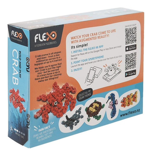 Juguete Didáctico Flexo Cangrejo Bloques Construcción