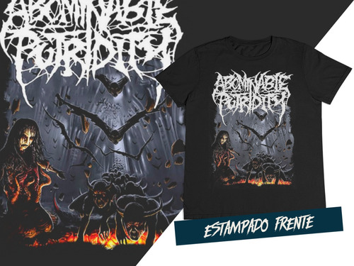 Camiseta Death Metal Abominable Putridity C3