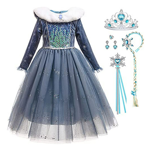 Disfraz Toddler Elsa Compatible Con Frozen.