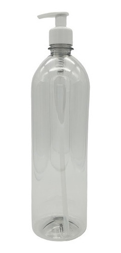 Dispensador De Gel+botella Pet Transparente 1lt 25 Pzas