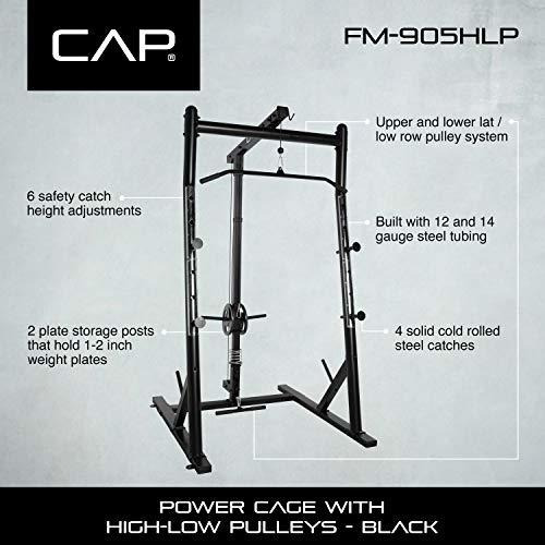 Aerobics Fitness Cap Power Cage Polea Alto Nivel Color