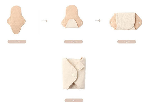 Toallas Sanitarias Reutilizables De 5 Piezas, Almohadillas