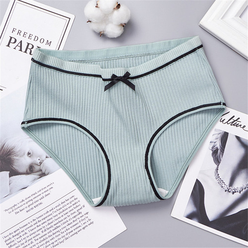 Calzoncillos De Cintura Media Para Mujer, Transpirables Y Su