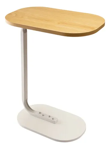 Mesa Lateral Canto Apoio Decorativa Em Mdf Sala Quarto Sofa Bege