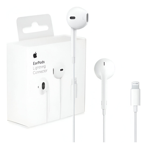 Audífonos Apple Earpods Lightning 1.2m Original Mmtn2am