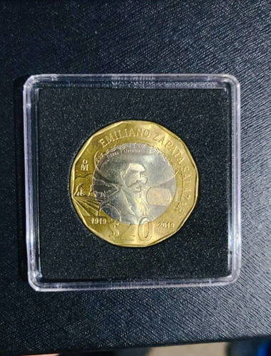 Moneda De 20 Pesos Emiliano Zapata ( Única )