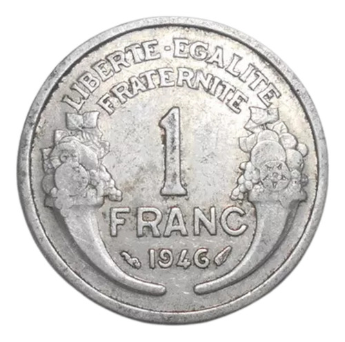 Francia 1 Franco 1946 - Cuerno De La Abundancia - Km#885a