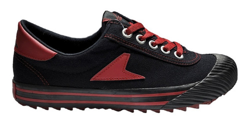 Zapatilla Power Retro Unisex Negro/rojo
