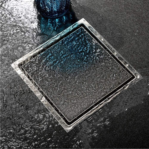 Coladera Invisible De Acero Inoxidable De 45 Mm Y 11 X 11 Cm