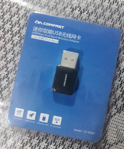 Mini Ubs Receptor Wifi 600mbps Portable 802.11 Ac Windows Pc