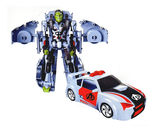 Muñeco Transformers Convertible A Robot Manualmente Hulk