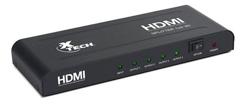 Splitter X 4 Hdmi Hd1080p Xtech Xha-410 Circuit Shop