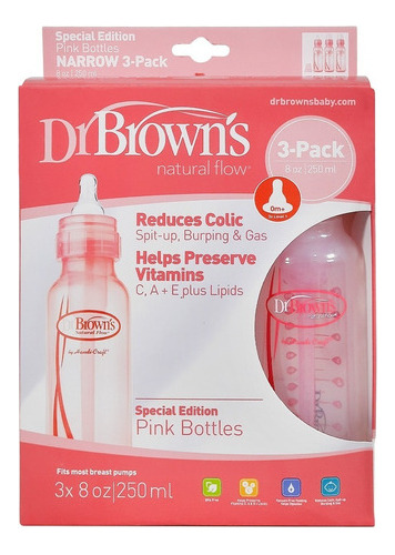 Set De Teteros Dr. Browns 8 Oz Anti Colicos X3