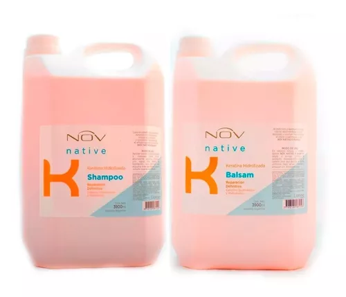 Shampoo Y Acondicionador Nov Keratina Hidrolizada X 3900 Ml