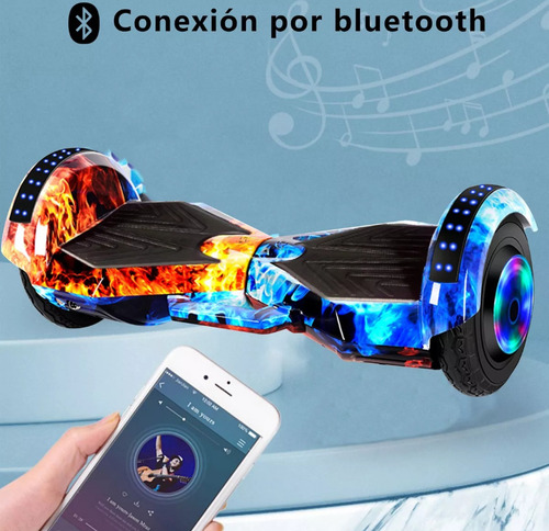 Black Unicorn Monopatin Electrico Azul/Naranja