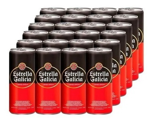 Cerveza Estrella Galicia Lata 269 Cc  X 12 Unidades