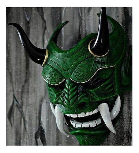 Máscara De Diablo Hannya Demon Oni Samurai Noh Kabuki Prajna