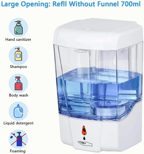 Imagen 9 de 9 de Dispensador Jabon Gel Antibacterial Automatico Despachador