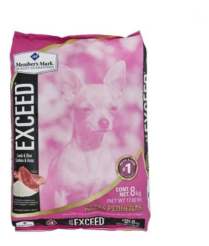 Alimento Para Perro Member's Mark Exceed Cordero Arroz 8 Kg