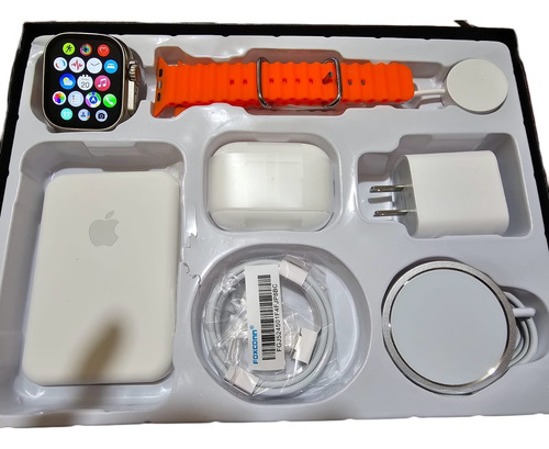 Kit Para iPhone +smartwatch Ultra 2 +AirPods Pro2 +magsafe