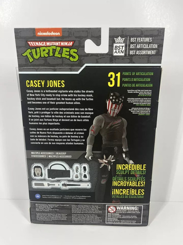 Tmnt Bst Axn Casey Jones Battle Damage The Loyal Subjects (Usado)