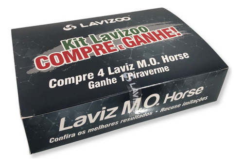 Kit Laviz Mo Horse - 4 Laviz Mo E Ganhe 1 Piraverme