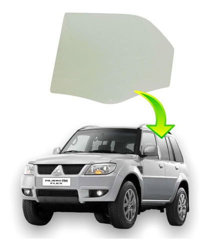 Vidro Porta Traseira Esq Pajero Tr4 02 04 06 10 12 14 16