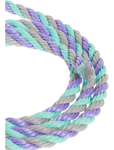 Weaver Leather Livestock Cattle Rope Halter Gray/lavender/mi