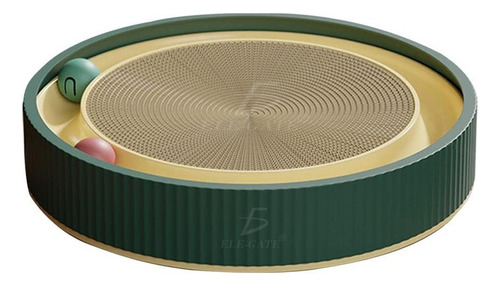 Rascador Para Gatos Juguete Almohadilla Interactiva Verde