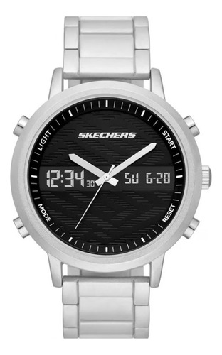 Reloj Para Hombre Skechers Skechers Sr5175 Plateado