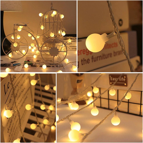 Luces Navideñas Serie Led 10 M Guirnaldas Exteriores