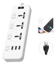 Comprar Regleta Multicontactos Premium De 3 Salidas Y 3 Puertos Usb