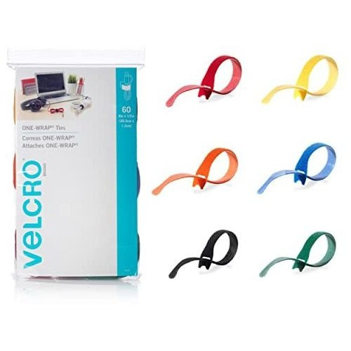 Velcro Brand One-wrap Cable Tiesos Ten 60pk Ante 8 X Q0zed