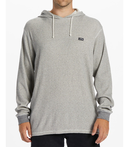 Polera Billabong Hombre Keystone Pullover Gris