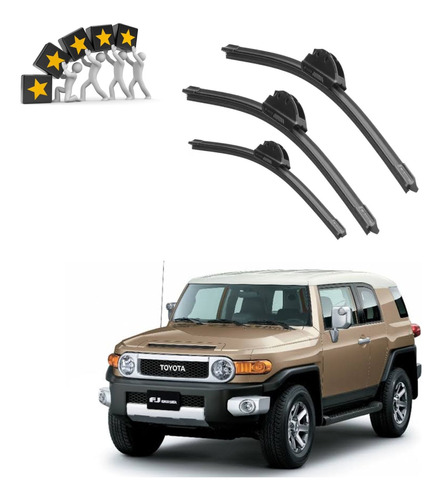 Plumas Limpiaparabrisas Banana Toyota Fj Cruiser 2007 A 2015