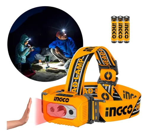 Linterna Vincha Minero Led 200 Lumenes Hhl013aaa8 Ingco