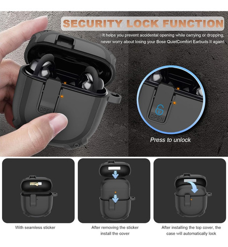 Funda Para Bose Quietcomfort Earbuds Ii And Ultra