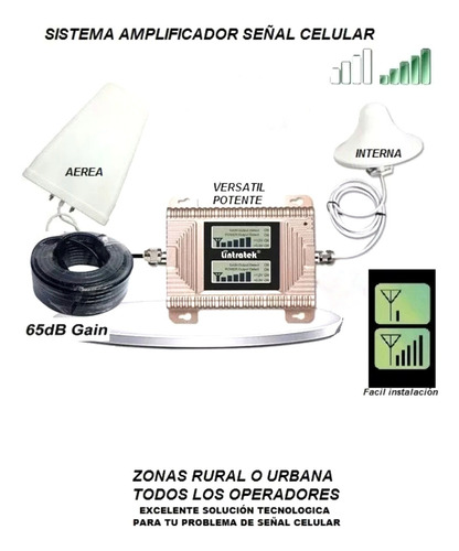 Kit Amplificador Señal Celular 2g, 3g, 4g, 5g Lte+